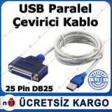 USB LPT PARALEL YAZICI KABLOSU NOKTA VURUŞLU