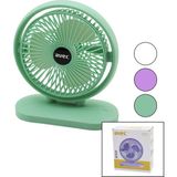 USB Masa Üstü FAN=16CM Vantilatör 180 Derece 3 Kademe Hız 3pervane Renkli PLS.STAND=9X20X22.7CM