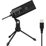 USB Mikrofon, Dizüstü Bilgisayar Için Metal Kondenser Kayıt Mikrofonu Mac Veya Windows Kardioid Stüdyo Kayıt Vokalleri, Seslendirmeler, Yayın Akışı ve Youtube VIDEOLARI-K669B