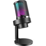 USB Mikrofon, Oyun Mikrofonu, Yayın Podcast Stüdyosu Için, Mikrofon Usbc, Ps4 Ps5 Mac Için, Rgb - Çok Renkli