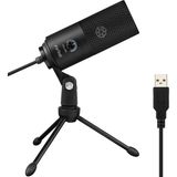 USB Mikrofon Pc Gaming, Mikrofon, Mac Ps4 Ps5 Için, Standlı Podcast Mikrofon, Stüdyo Kalitesi Kayıt Kondansatörü, Mikrofon, Akış, Stüdyo Için, Siyah