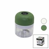USB MİNİ FOOD PROCESSOR USB ŞARJLI MİNİ 3 BIÇAK BLENDER RONDO DOĞRAYICI 250ML - 45W (5477)