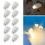Usb Mini Top Led 10’Lu Aydınlatma Seti Sıcak Renkli Gece Lambası Enerji Tasarruflu Mikro Led Işıklar