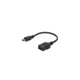 Usb On-The-Go (Otg) Kablosu, 0,20 Metre, Awg 28, Usb A, Dişi - Mini Usb B, 5-Pin, Erkek