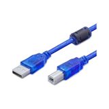 Usb Prınter Kablosu 1.5M Mavi Transparent Hdx7501