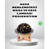 Usb Projeksiyon Gece Lambası Ve Hava Nemlendirici – Aromaterapi Destekli, Taşınabilir Mini FRTKGT25DYMXUCZZZNEMLENDİRİCİSM-3