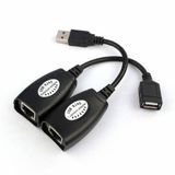 USB RJ45 Extension Adaptör USB Cat5 Cat6 USB Ethernetle Uzatma