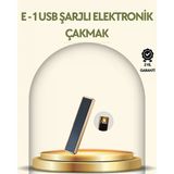 Usb Şarjlı Alevsiz Elektronik Çakmak – Rüzgara Dayanıklı, Gazsız, Güvenli Kullanım P201084s2897