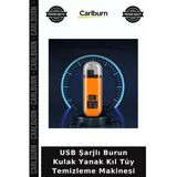 Usb Şarjlı Burun Kulak Yanak Kıl Tüy Temizleme Makinesi Şık Cihaz Seyahat Aleti Hediyelik Bakım
