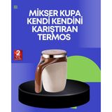 USB Şarjlı Elektrikli Karıştırıcı Kupa – Sıcak & Soğuk Içecekler Için - Lisinya - Çok Renkli