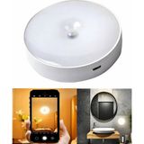 USB Şarjlı Hareket Sensörlü Otomatik 8 LED Aydınlatma Işık Mıknatıslı Koridor, Banyo, Dolap, Merdiven, Gece Lambası, Mutfak, Balkon Dekorasyonu, Amber Renk 4000K Günışığı Delme Gerektirmez (1)