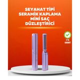 Usb Şarjlı Kablosuz Saç Düzleştirici – Seyahat Günlük Kullanım