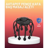Usb Şarjlı Kafa Masaj Aleti 3 Modlu 8 Başlıklı Stres Giderici Mir63577035
