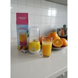 USB Şarjlı Kişisel Portatif Blender 400 ml Meyve Sıkacağı ve Karıştırıcı Spor ve Seyahat Tipi Meyve Sıkacağı