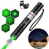 USB Şarjlı Lazer Pointer, Yeşil, Taşınabilir, Sunum Için