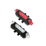 Usb Şarjlı Led Bisiklet Stop Işığı, 4 Modlu Arka İkaz Lambası