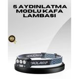 Usb Şarjlı Led Kafa Lambası 300 Lümen Güç Göstergeli P109927s9442