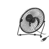 Usb Şarjlı Metal Vantilatör 18 cm (Ayaksız, Siyah Beyaz - HDX7252)