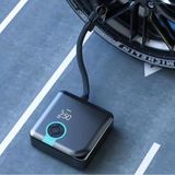 Usb Şarjlı Portatif Hava Kompresörü Powerbank Led Lambalı