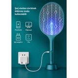 Usb Şarjlı Uv Işıklı Elektrikli Sivrisinek Öldürücü Raket Sinek Öldürücü Arı Sivri Sineksavar 1