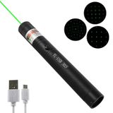 Usb Şarjlı Uzun Menzilli Metal Kasa Yeşil Lazer Pointer