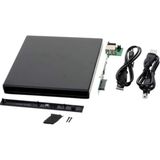 USB Sata 12.7 mm DVD Rw Writer Kutusu External Harici Caddy Kutu 5115 - Altın
