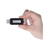 USB Ses Kayıt Cihazı 16 GB Ses Sensörlü Tek Tuşla Kayıt | Kompakt ve İnce Tasarım, LED Göstergeli, OTG Uyumlu, 2,95 x 0,87 inç Boyut, Gürültüsüz Kayıt