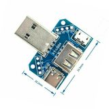 USB Soket Çevirici Kart Usb Type C Micro Usb Erkek Dişi USB Cep Telefonu Elektronik Cihaz Usb Port