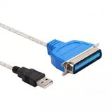 Usb To 1284 Dotmatrix Yazıcı Kablosu Standart Cn36 Pin Paralel Port Kablosu