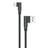 Usb To Lightning 3M 2.4A Kablo - Siyah-(5796)