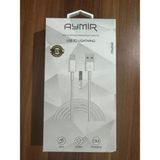 USB To Lıghtnıng Aymir Marka Tüm Apple Uyumlu Sarj Kablosu 6-7-8-X-Xs-Xsmax-11 Vb - Beyaz