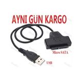 Usb To Micro Sata 1.8 Hdd Hard Disk Kablosu 5143P Mikro Ssd Lapt