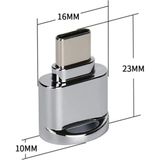 USB Type-C 3.1 To Micro Sd Tf Hafıza Kart Okuyucu Otg Adaptörü 4477 - Çok Renkli