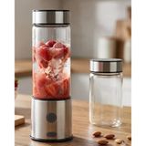 Usb Type C Şarjlı Cam Blender 6 Lı Smoothie Ve Shake Blender