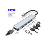 Usb Type C To 4k 30hz Hdmi Kablosu Usb Çoklayıcı Hub Sd/tf Kart Okuyucu Pd 87w Çevirici Kablol