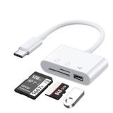 USB Type C To SD Micro SD TF Kart Okuyucu Usb 3 in 1 Çevirici