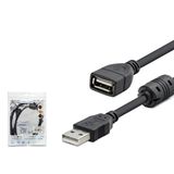Usb Uzatma Kablosu 1.5 M - Siyah Hdx7533