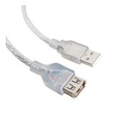 USB UZATMA KABLOSU 1.5 METRE 2.0V ŞEFFAF