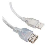USB UZATMA KABLOSU 1.5 METRE ŞEFFAF