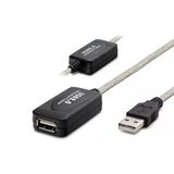 Usb Uzatma Kablosu 20 M - Silver Siyah Hdx7515