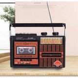 USB ve Fm Radyo Özellikli Kahverengi Kaset Çalar 2 Yıl Garantili Nostaljik Radyo