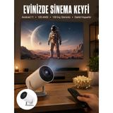 Usb Ve Kablosuz Bağlantı Özellikli 5000 Saat Ampul Ömürlü Projeksiyon Yeni Nesil - Lisinya
