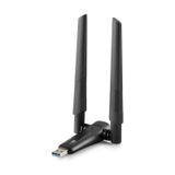 USB Wıfı Adaptor AC1200 2.4ghz&5ghz RTL8812BU Wifi5 Siyah UAC20