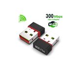 USB Wifi Adaptörü 802.11N Anten 300 Mbps USB Kablosuz Alıcı Dongle Ağ Kartı Masaüstü Güçlendirici