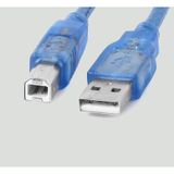 USB Yazıcı Kablosu Lazer Uyum Şeffaf Kaliteli Kablo 1.8m