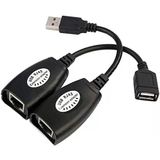 Usb2.0 Rj45 Extender Uzatma Kablosu Cat5-Cat6 Uzatıcı