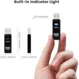 Usb3.0 Sd/Tf Kart Okuyucu, Usb 3.0 5Gbps Yüksek Hızlı Çift Yuvalı Otg Hafıza Kartı Adaptörü Tf/Micro Sd/Sd/Sdxc/Micro Sdxc/Micro Sdhc Hafıza