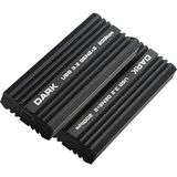 Usb3.2 Gen2 10GBPS Type-C - M.2 Nvme & Sata Ngff SSD LED Dokunmatik Ekranlı Disk Kutusu (Dk-Ac-Dsem - Çok Renkli