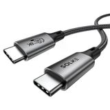 Usb4 Usb-C Kablo 1.8 M 240W 40Gbps 8K 60Hz 4K 144Hz Thunderbolt 3/4 Uyumlu Type-C Hızlı Şarj Veri Görüntü Ve Ses Aktarım Kablosu