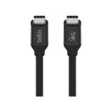 Usb4 USB C - USB C Kablosu 2,6 Ft (100 W'a Kadar Güç Sağlama, 40 Gb/sn Veri Aktarım Hızı ve Thunderbolt 3, USB 3.2 ve Daha Fazlası ile Geriye Dönük Uyumluluk ile USB If Sertifikalı) - 1 GB - 00-Siyah - Beyaz - Option-1